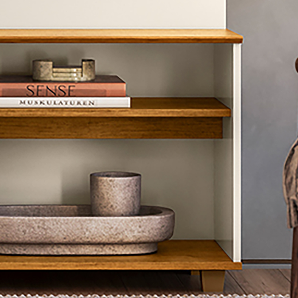 Mobler - Home Americana - Canela e Off White - Detalhe - E-Commerce