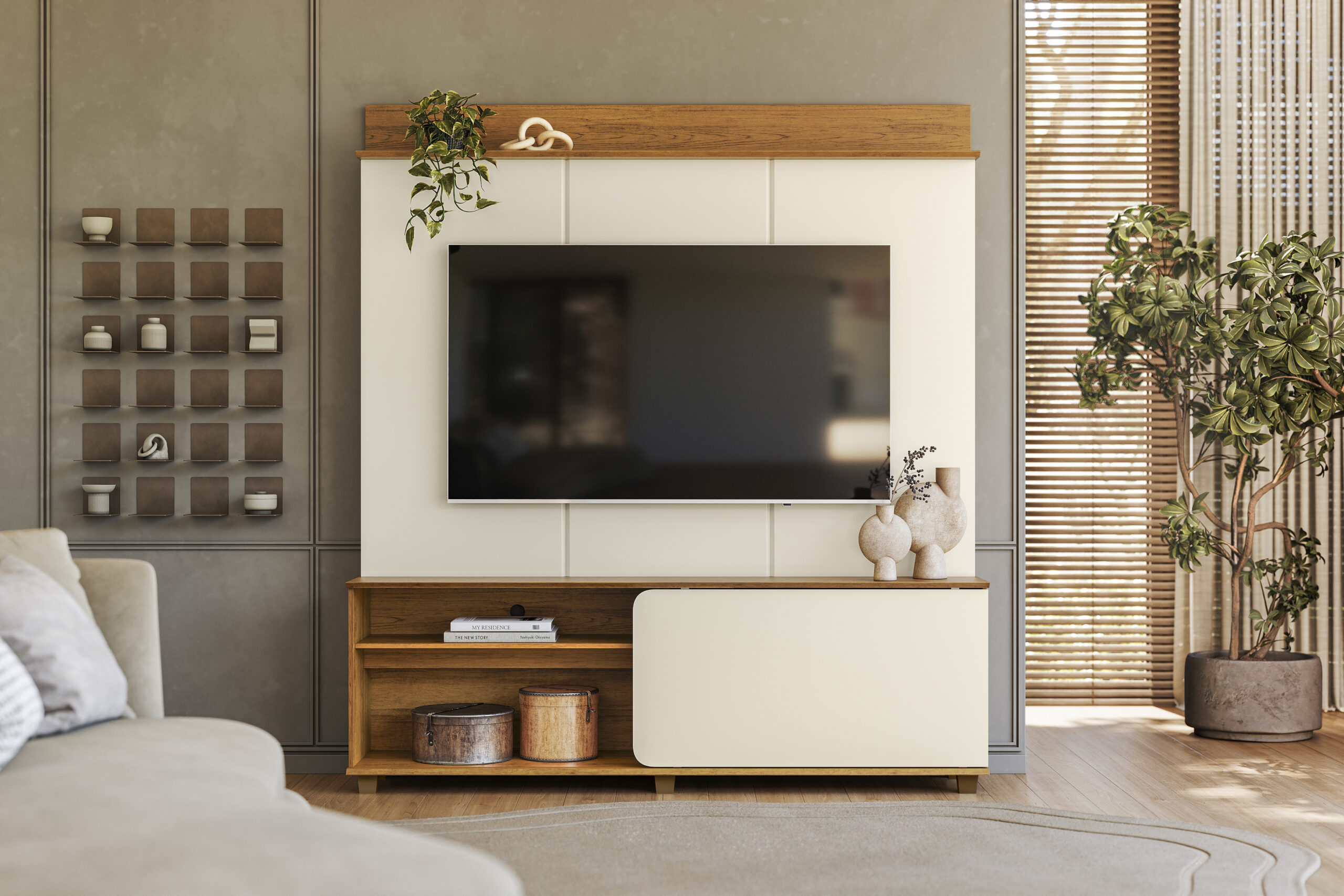 Mobler - Home Anapolis - Canela e Off White - Ambiente